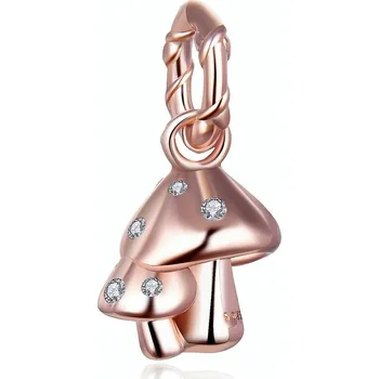 Přívěsek MOISS stříbrný přívěsek HOUBY ROSE