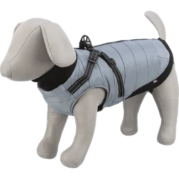 Obleček pro psa Bunda s postrojem Pontis XS 27cm šedá