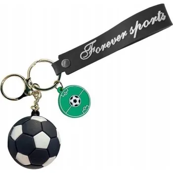 ECARLA přívěsek na klíče na klíče Fotbal Černý BRL330CZ