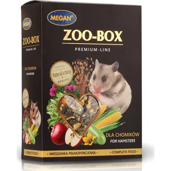Krmivo pro hlodavce MEGAN ZOO-BOX PREMIUM KRMIVO KOMPLETNÍ KRMIVO PRO KŘEČKY 520 g