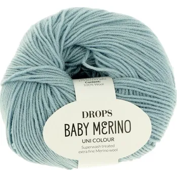 Příze Drops Baby Merino 43 modrá šedá