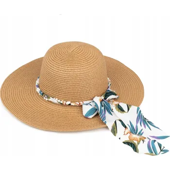 Klobouk Alessio sláměný klobouk hnědý univerzální velikost