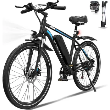 EVERCROSS Elektrokolo Horské 27,5" - Baterie 468Wh - 7 Rychlostí - Odpružení - EK15 MODRÁ 2025