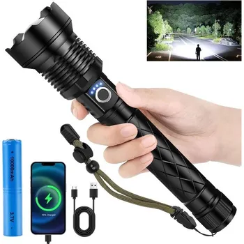 Svítilna LED kapesní svítilna SIDARK USB-C zoom IPX7