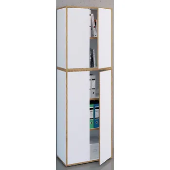 Knihovna VCM 5dílná kancelářská skříň „Salia“ B60, bílá 496709