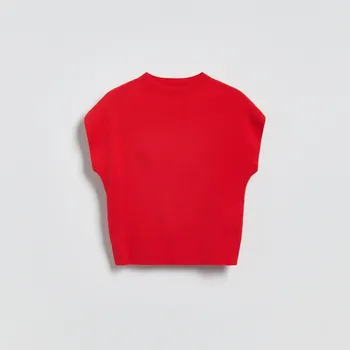 Dámský svetr Reserved - Halenka se stojáčkem - červená - 907IP-33X - 907IP-33X-XS