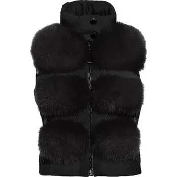 Dámská vesta Goldbergh Chic Faux Fur Black