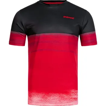 Pánské tričko DONIC Fade černá/červená černá/červená XXXL