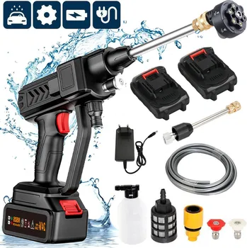 Vysokotlaký čistič AKUMULÁTOROVÁ TLAKOVÁ MYČKA 30 BAR + KUFŘÍK + AKU BEZDRÁTOVÁ MYČKA