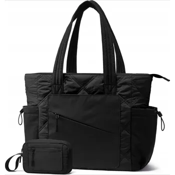 Dámská taška Tote, prošívaná taška Tote pro práci, cestování, pro zdravotní sestry, lehká