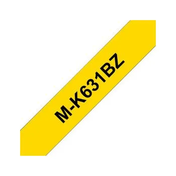 Pásek do tiskárny Brother M-K631BZ - Černá na žluté - Role (0,9 cm x 8 m) 1 kazeta y nelaminovaná páska - pro P-Touch PT-55, PT-65, PT-75, PT-85,