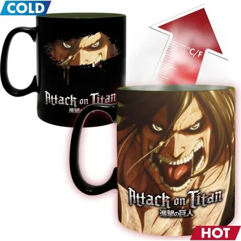 Měnící hrnek Attack on Titan - Titan S3