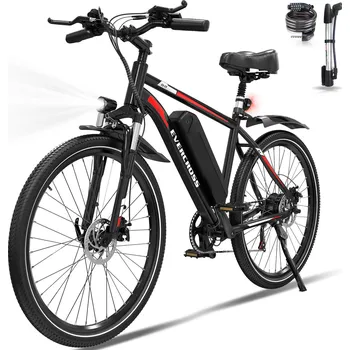 EVERCROSS Elektrokolo Horské 27,5" - Baterie 468Wh - 7 Rychlostí - Odpružení - EK15 ČERVENÁ 2025