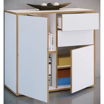 Komoda VCM Komoda „Salia“ B80, bílá 496886