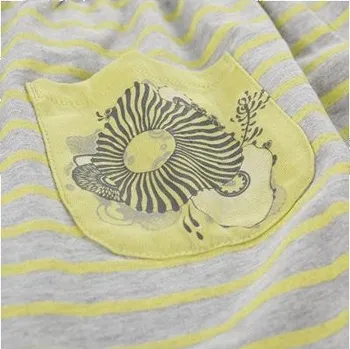 Dívčí sukně Dětské šaty Alpine Pro SARKO - žlutá / 128/134