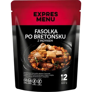 Hotové jídlo EXPRES MENU Ragú z krůtího masa s fazolemi 600 g