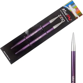 KnitPro Zing 47507 výměnné kruhové jehlice 6 mm/13 cm