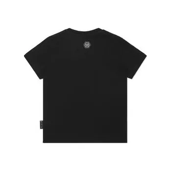 Pánské oblečení PHILIPP PLEIN T-Shirt 28261 Černá Regular Fit 8