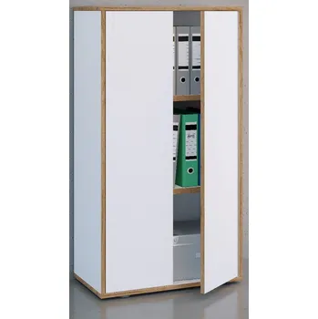 Knihovna VCM 3dílná kancelářská skříň „Salia“ B60, bílá 496703