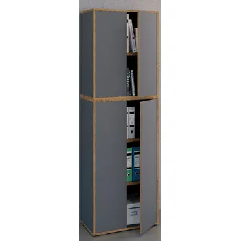 Knihovna VCM 5dílná kancelářská skříň „Salia“ B60, antracitová 496710