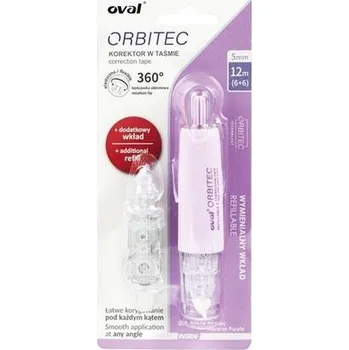 Set školních potřeb Korektor Oval Orbitec w taśmie 5mmx6m + wkład (pl, 2000, Grand)