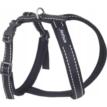 Postroj pro psa Amiplay Nastavitelné postroje Grand Soft Reflective L max 47x50-62cm Černá