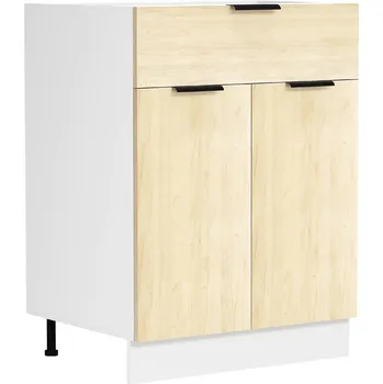 VCM Spodní skříňka se zásuvkou 60 cm "Fasola", Dub medový 496889