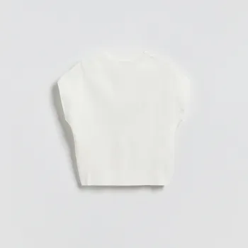 Dámský svetr Reserved - Halenka se stojáčkem - krémová - 907IP-01X - 907IP-01X-XXL