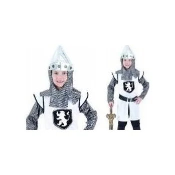 Karnevalový kostým Kostým Rytíř KOMBINÉZA Bojovník Velikost L 130-140 cm