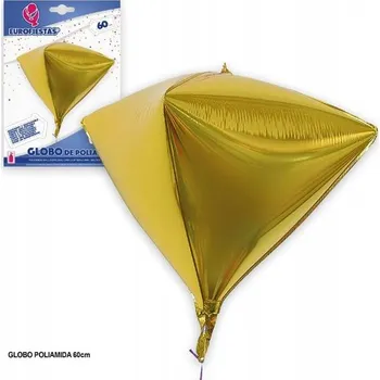 Balónek Zlatý fóliový balónek Hvězda na párty