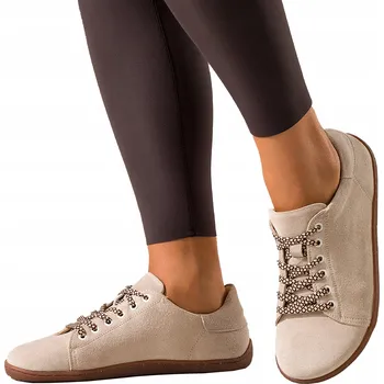 Dámské polobotky Dámské Kožené Polobotky Barefoot Pružná Podrážka PRODUKT POLSKÝ vel. 41