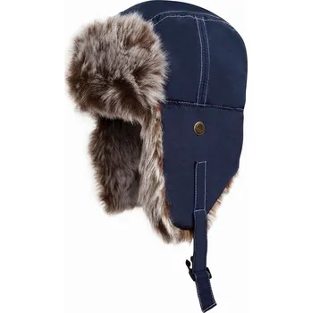 Čepice Result Winter zimní čepice ušanka modrá, velikost M