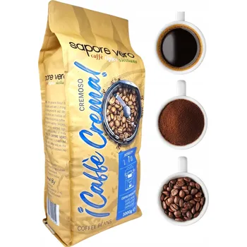 Káva Káva zrnková Sapore Vero Cremoso Crema 1 kg