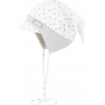 Čepice Čepice pro miminko se zavazováním a kšiltem Döll, vel. 43