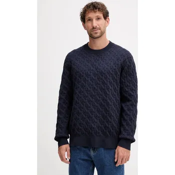 Pánské oblečení Svetr Calvin Klein Jeans LV04RC359G námořnická modř 59X, vel. XL