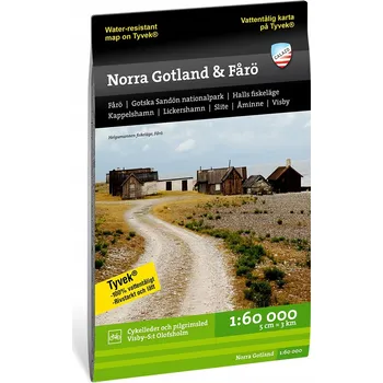 GOTLANDIA PÓŁNOCNA mapa 1:60 000 Kolektiv autorů (Mapa severní Gotlandie 1:60 000)