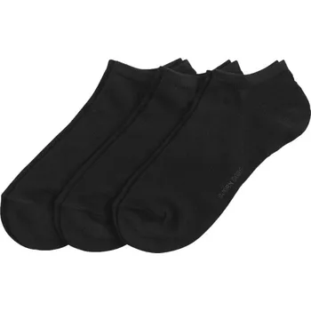 Pánské oblečení Ponožky Björn Borg Sock Step Solid Essential 3P Černý (39-42)