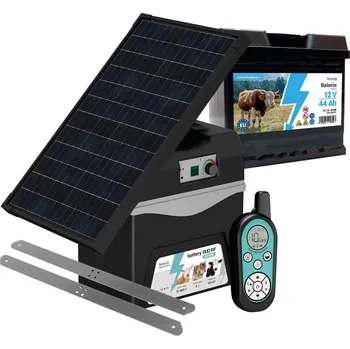 Ohradník VNT electronics s.r.o. Bateriový RF zdroj fencee battery DUO RF BDX50 s ovladačem + solární panel 30 W + konzole + baterie