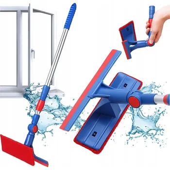 Vysavač na okno Stěrka na okna a zrcadla s návlekem z mikrovlákna PrzydaSie