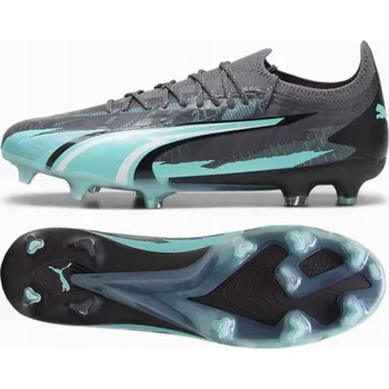 Kopačky Kopačky Puma šedé lisovky 45 se syntetickou ponožkou