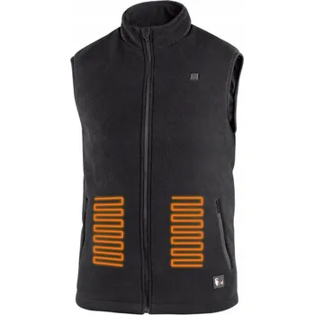 Pánská vesta CXS Vyhřívaná fleecová vesta ANTARKTIDA, černá, velikost XXL