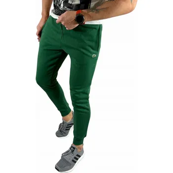 Lacoste pánské tepláky Tracksuit Trousers Bottom zelené, velikost L