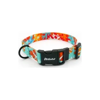 Obojek pro psa Nastavitelný obojek pro psa s přezkou Modrá Laguna Psiakrew L 34-44 cm