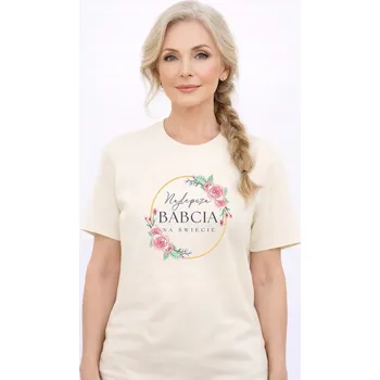 Dámské tričko Tričko ke Dni babiček Nejlepší babička na světě - Dárek Pískové S