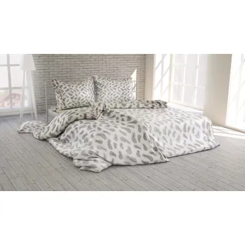 Povlečení Povlečení bavlna Pírko šedé 40x40