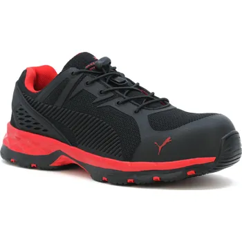 Pracovní obuv PUMA Fuse Motion 2.0 red low S1P ESD HRO černá pánská pracovní obuv 45