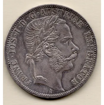 1 Florin (Zlatník) František Josef I. 1871 A, stříbrná mince