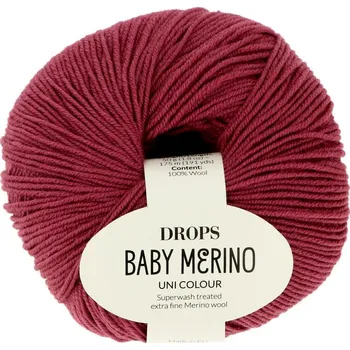 Příze Drops Baby Merino UNI 41 tmavě růžová