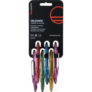 smyčka Karabiny Wild Country Wildwire Rack 6 Pack Barva: mix1