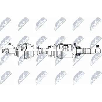 Poloosa kola Hnací hřídel - poloosa NTY NPW-FT-103